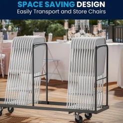 Folding & Stacking*Flash Furniture HERCULES™ Plastic Armless Folding Chair, Premium White, 52/Pack