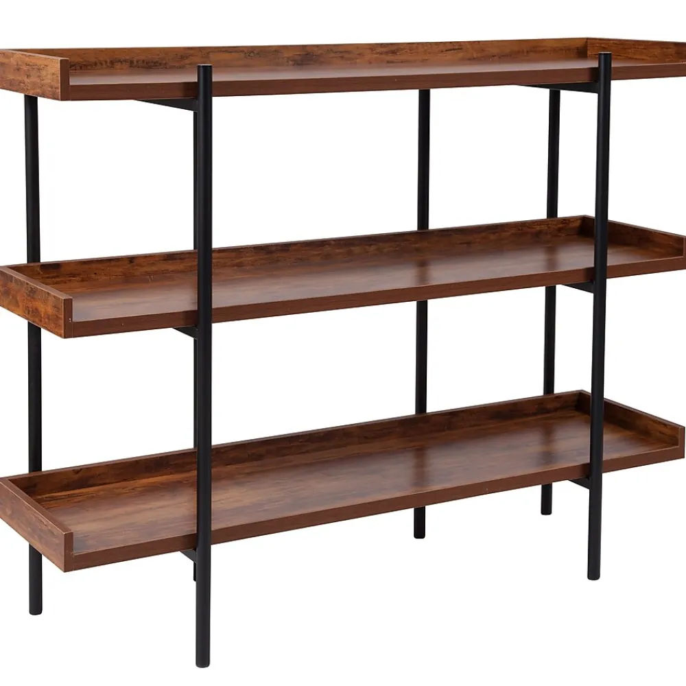 Bookcases*Flash Furniture HERCULES Series 18" Storage Shelf, Rustic (JN2542B3)