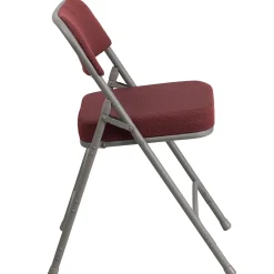 Folding & Stacking*Flash Furniture HERCULES Series Fabric Folding Chair, Burgundy, 2/Pack (2AWMC320AFBG)