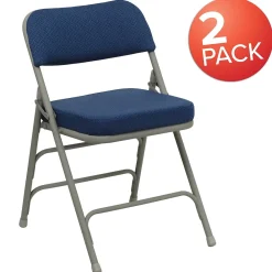 Folding & Stacking*Flash Furniture HERCULES Series Fabric Folding Chair, Navy, 2/Pack (2HAMC320AFNVY)