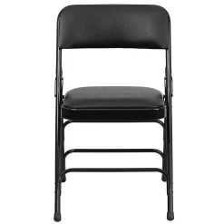 Folding & Stacking*Flash Furniture HERCULES Series Vinyl Folding Chair, Black, 2/Pack (2HAMC309AVBK)