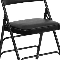 Folding & Stacking*Flash Furniture HERCULES Series Vinyl Folding Chair, Black, 2/Pack (2HAMC309AVBK)