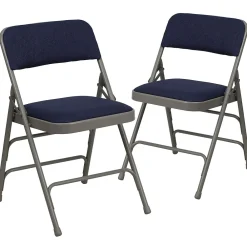 Folding & Stacking*Flash Furniture HERCULES Series Fabric Folding Chair, Navy Blue, 2/Pack (2HAMC309AFNVY)