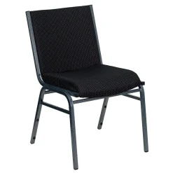 Folding & Stacking*Flash Furniture HERCULES Series Fabric Stack Chair, Black Dot (XU60153BK)
