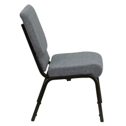 Folding & Stacking*Flash Furniture HERCULES Series Fabric Stacking Church Chair, Gray/Gold Vein Frame (XUCH60096BEIJGY)