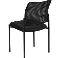 Folding & Stacking*Flash Furniture Jana Mesh Stackable Side Chair, Black (GO5152)