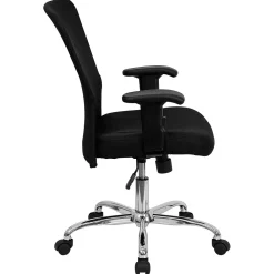Office Chairs*Flash Furniture Jasmine Ergonomic Mesh Swivel Mid-Back Task Office Chair, Black (GO5307B)