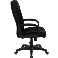 Office Chairs*Flash Furniture Jessica Fabric Swivel High Back Executive Office Chair, Black (GO5301BBK)
