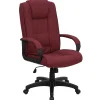 Office Chairs*Flash Furniture Jessica Fabric Swivel High Back Executive Office Chair, Burgundy (GO5301BBY)