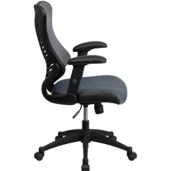 Office Chairs*Flash Furniture Kale Ergonomic Mesh Swivel High Back Executive Office Chair, Gray (BLZP806GY)