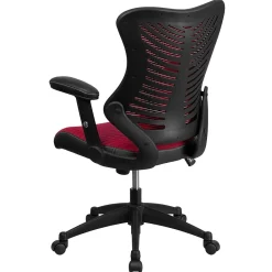 Office Chairs*Flash Furniture Kale Ergonomic Mesh Swivel High Back Executive Office Chair, Burgundy (BLZP806BY)