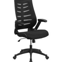 Office Chairs*Flash Furniture Kale Ergonomic Mesh Swivel High Back Executive Office Chair, Black (BLZP809BK)