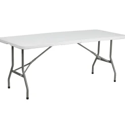 Folding Tables*Flash Furniture Kathryn Folding Table, 72" x 30", Granite White (RB3072FH)