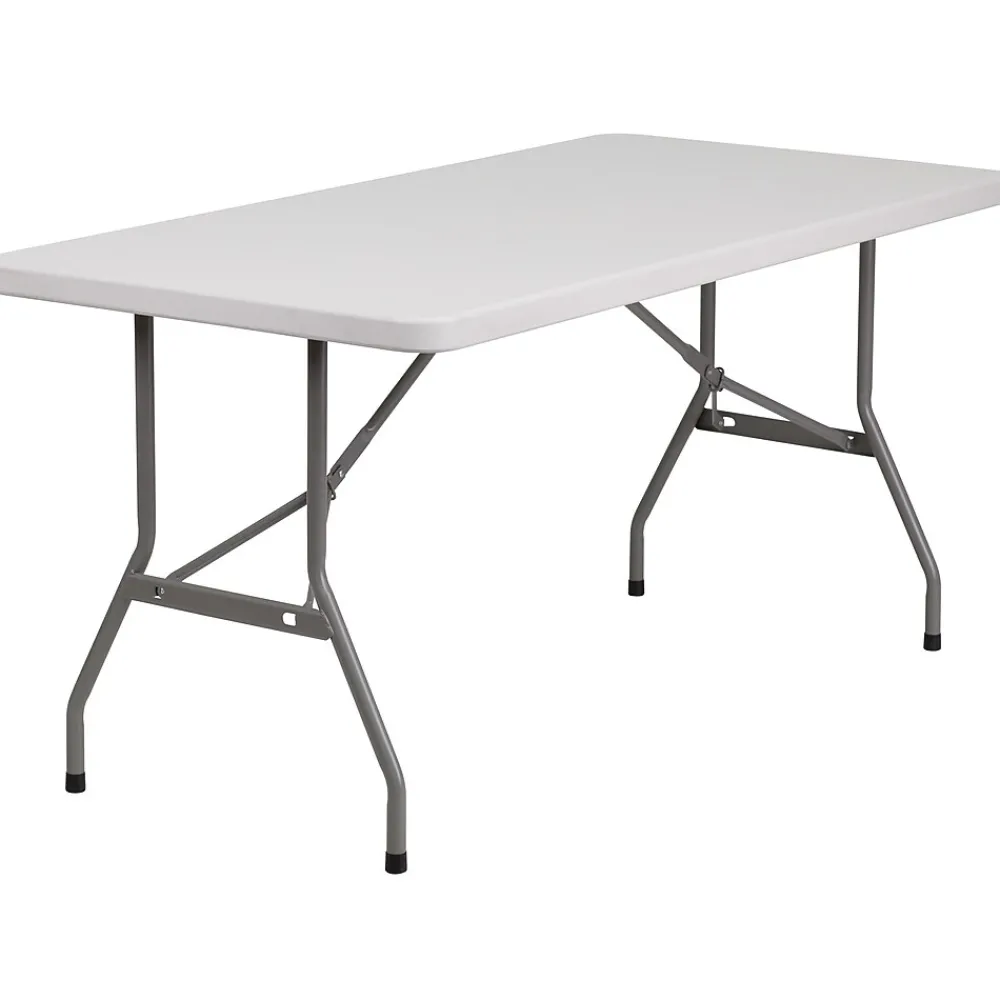 Folding Tables*Flash Furniture Kathryn Folding Table, 60" x 30", Granite White (RB3060)