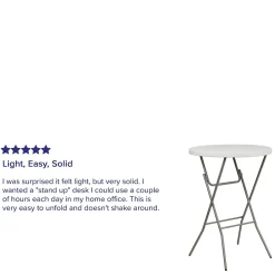 Folding Tables*Flash Furniture Kathryn Folding Table, 31.5