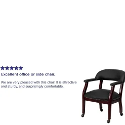 Office Chairs*Flash Furniture Leather Conference Chair, Black (BZ100LFBKLEA)