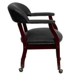 Office Chairs*Flash Furniture Leather Conference Chair, Black (BZ100LFBKLEA)