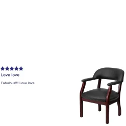 Office Chairs*Flash Furniture Leather Conference Chair, Black (BZ105LFBKLEA)