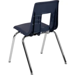 Folding & Stacking*Advantage Flash Furniture Mickey Plastic/Steel Student Stacking Chair, Navy, 4/Pack (ADVSSC18NAVY)