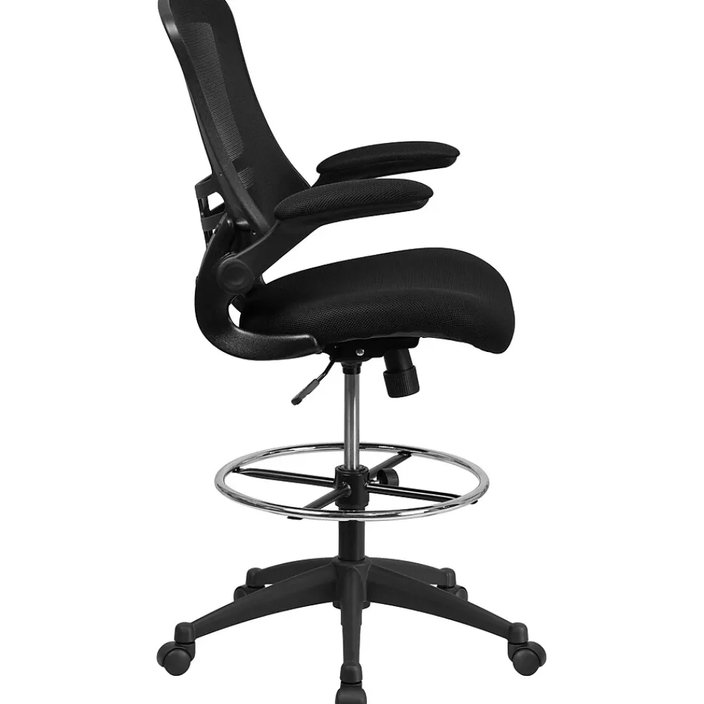 Office Chairs*Flash Furniture Mid-Back Design Mesh Task Chair, Black (BL-X-5M-D-GG)