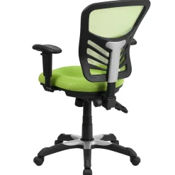Ergonomic Chairs*Flash Furniture Nicholas Ergonomic Mesh Swivel Mid-Back Multifunction Executive Office Chair, (HL0001GN) Green