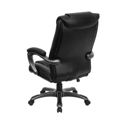 Office Chairs*Flash Furniture Oma Ergonomic LeatherSoft Swivel High Back Executive Office Chair, Black (GO7194BBK)
