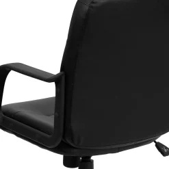 Office Chairs*Flash Furniture Paulson Vinyl Swivel Mid-Back Executive Office Chair, Black (H8020)