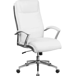 Office Chairs*Flash Furniture Rebecca LeatherSoft Swivel High Back Executive Office Chair, White (GO2192WH)
