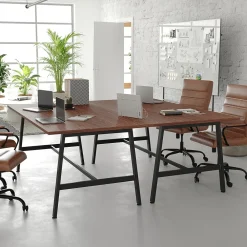 Conference Room Tables*Flash Furniture Redmond 72"W x 36"D Conference Table, Laminate, Walnut (MTM7236WLTABF)