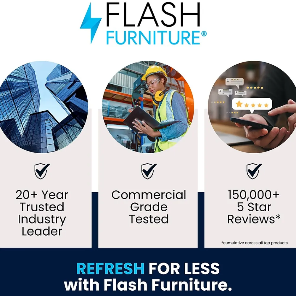 Conference Room Tables*Flash Furniture Redmond 48"W x 30"D Conference Table, Laminate, Gray Oak (MTM4830LTGRYUBF)