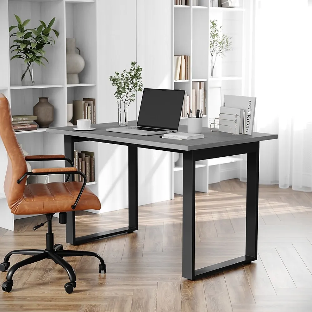 Conference Room Tables*Flash Furniture Redmond 48"W x 30"D Conference Table, Laminate, Gray Oak (MTM4830LTGRYUBF)