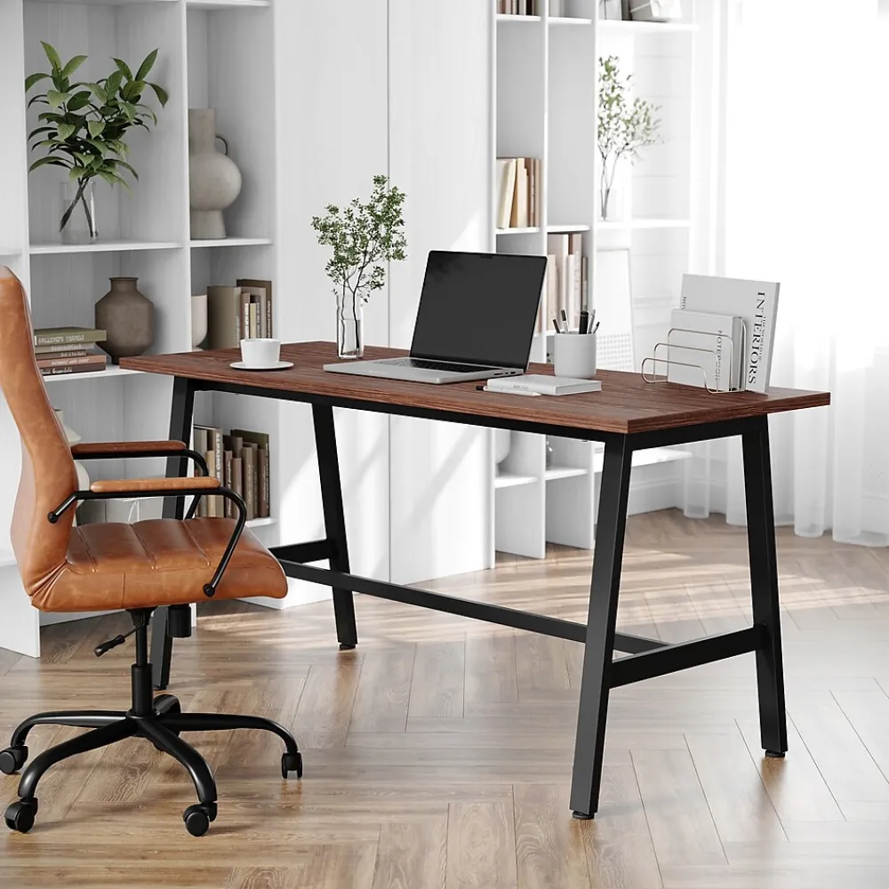 Conference Room Tables*Flash Furniture Redmond 60"W x 24"D Conference Table, Laminate, Walnut (MTM6024WLTABF)