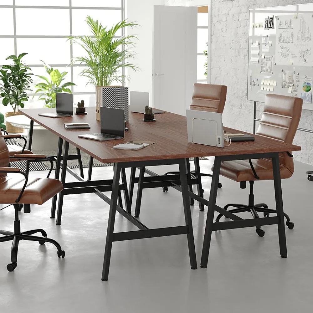 Conference Room Tables*Flash Furniture Redmond 60"W x 24"D Conference Table, Laminate, Walnut (MTM6024WLTABF)