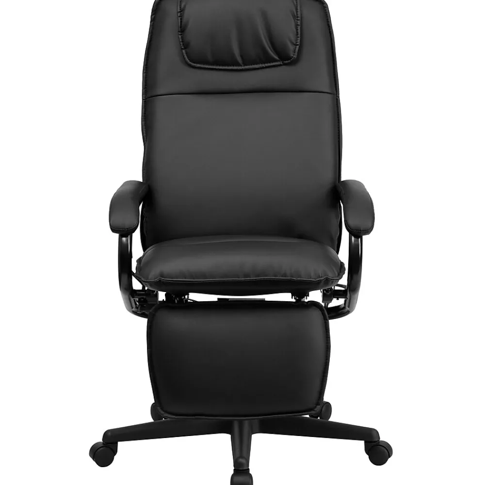 Office Chairs*Flash Furniture Robert Ergonomic LeatherSoft Swivel High Back Executive Reclining Office Chair, Black (BT70172BK)