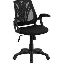 Office Chairs*Flash Furniture Sam Ergonomic Mesh Swivel Mid-Back Task Office Chair, Black (GOWY82)
