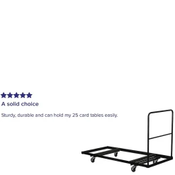 Folding Tables*Flash Furniture Steel Folding Table Dolly For Rectangular Folding Tables, Black
