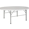 Folding Tables*Flash Furniture Stonewall Folding Table, 71" x 71", Granite White (DAD183RZ)