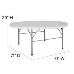 Folding Tables*Flash Furniture Stonewall Folding Table, 71
