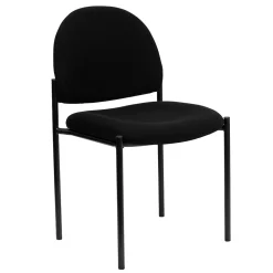 Folding & Stacking*Flash Furniture Tania Fabric Stackable Side Reception Chair, Black (BT5151BK)