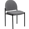 Folding & Stacking*Flash Furniture Tania Fabric Stackable Side Reception Chair, Gray (BT5151GY)