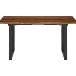 Standing Desks*FlexiSpot E7Q 72"W Electric Adjustable Standing Desk, Black Walnut/Black (E7QB7230-BW)