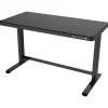 Standing Desks*FlexiSpot 48"W Electric Adjustable Glass Top Standing Desk, Black (EG8B-E)