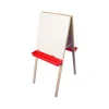 Dry Erase*Flipside Child's Double Dry-/Wet-Erase Easel, 44", White/Green/Red/Wood, Assorted Materials (17307)