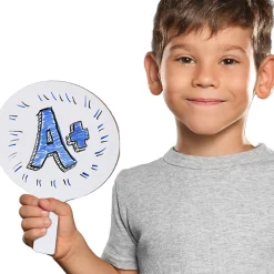 Dry Erase*Flipside Dry Erase Answer Paddle, 9