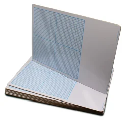 Dry Erase*Flipside Dry Erase Base Ten Grid Boards, 12/Pack (11261)