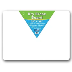 Dry Erase*Flipside Dry Erase Board, 24" x 36", 2/Pack (FLP10088BN)