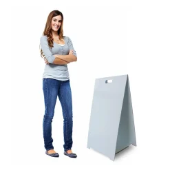 Dry Erase*Flipside Dry-Erase Marquee Easel, 35.5