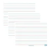 Dry Erase*Flipside Products Magnetic Dry-Erase Whiteboard, Two-Sided Ruled/Blank, 9" x 12", Pack of 3 (FLP10076-3)