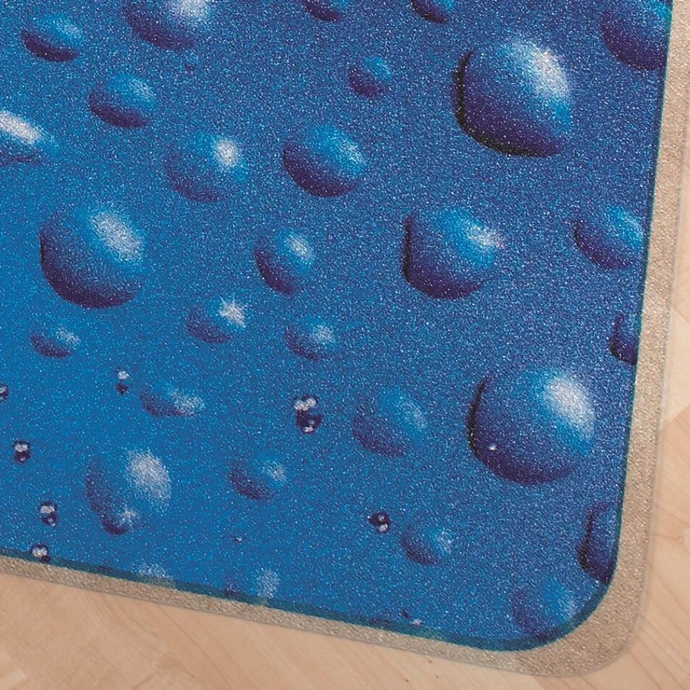 Chair Mats*Floortex Colortex Floor Mat, 36" x 48", Multi-colored Polycarbonate (229220ECDR)