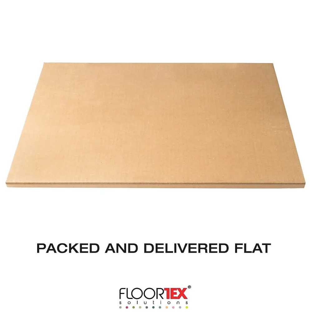 Chair Mats*Floortex Colortex Floor Mat, 36" x 48", Multi-colored Polycarbonate (229220ECDR)